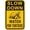 Warning Sign 2, variant on Warning Sign - Slow Down Watch for Tortoise, Aluminum Rust-Proof Caution Sign for Streets, Outdoor Tortoise Habitats, 12x8 inch