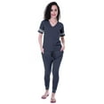 thumbnail image 1 of Moomaya Womens Plain Nightwear Set w/ Pyjama Cotton Sleepwear 2 Pcs Nightdresses-F3C, 1 of 7