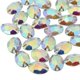 thumbnail image 3 of 50 Uds. de de imitación de piedra de resina para coser de Color arcoíris AB, botones de costura de piedras para decoraciones de ro Soledad Cosa en Rhinestone AB, 3 of 6