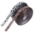 thumbnail image 5 of Worgeous Animal Print Ribbon for Crafts and present Wrapping Assorted Color Polyester DIY Use 2 Rolls, 5 of 8