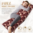 thumbnail image 5 of Picia African Women A Body Pillow Cover - Super Soft Microfiber 20x54 Body Pillow Case - Envelope Closure, Wrinkle, Stain Resistant Body Pillow Cover,Elegant Bedding, 5 of 8