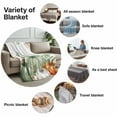 thumbnail image 6 of Flannel Fleece Throw Blanket Thanksgiving Pumpkin Fall Watercolor Leaves Lightweight Soft Plush Blankets,Farm Harvest Cozy Warm Throw Blanket for Couch Sofa Bed Car Office All Season Use 40x50in, 6 of 9