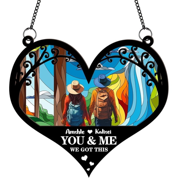 Adorno atrapasol personalizado XINYU 'You & Me We Got This' estilo 1