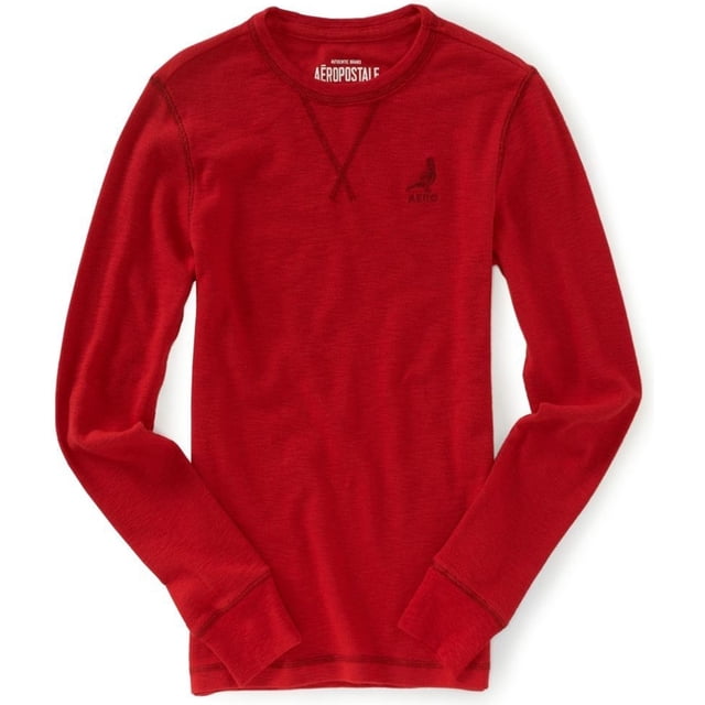 Aeropostale Mens Aero Pigeon Knit Sweater, Rojo, Grande