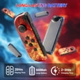 thumbnail image 3 of Controlador Inalámbrico Joypad Compatible con Nintendo Switch/OLED/Lite, Repuesto de Control para Switch, Compatible con Vibración Dual, Control de Movimiento y Función de Activación Automática, 3 of 7