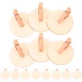 thumbnail image 1 of 20pcs en Bois Mini Clips Mini Message Signes Pinces Clips Vierges Bricolage Clips d'Artisanat, 1 of 9