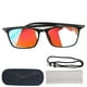 thumbnail image 1 of Gafas correctoras para daltónicos, montura completa negra, arco, patillas antideslizantes para conducir, impresión, teñido y arte., 1 of 14