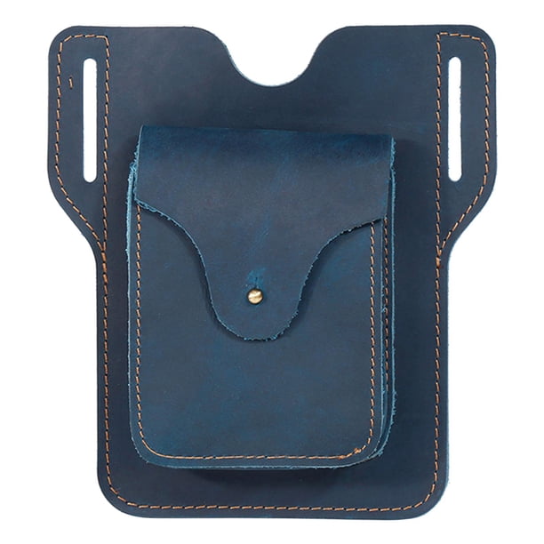 Funda para teléfono de motocicleta para cinturón, ideal para actividades al aire libre, pesca, senderismo y ciclismo. azul oscuro 04