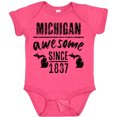 thumbnail image 3 of Inktastic Michigan Awesome Since 1837 Boys or Girls Baby Bodysuit, 3 of 5