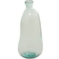 thumbnail image 2 of Studio 350 Recycled Glass Bottle Vase Collection Made in Spain - Multiple Sizes - Clear, Blue, Teal, Green Clear - Floor Glossy 9"W x 9"L x 20"H, 2 of 5