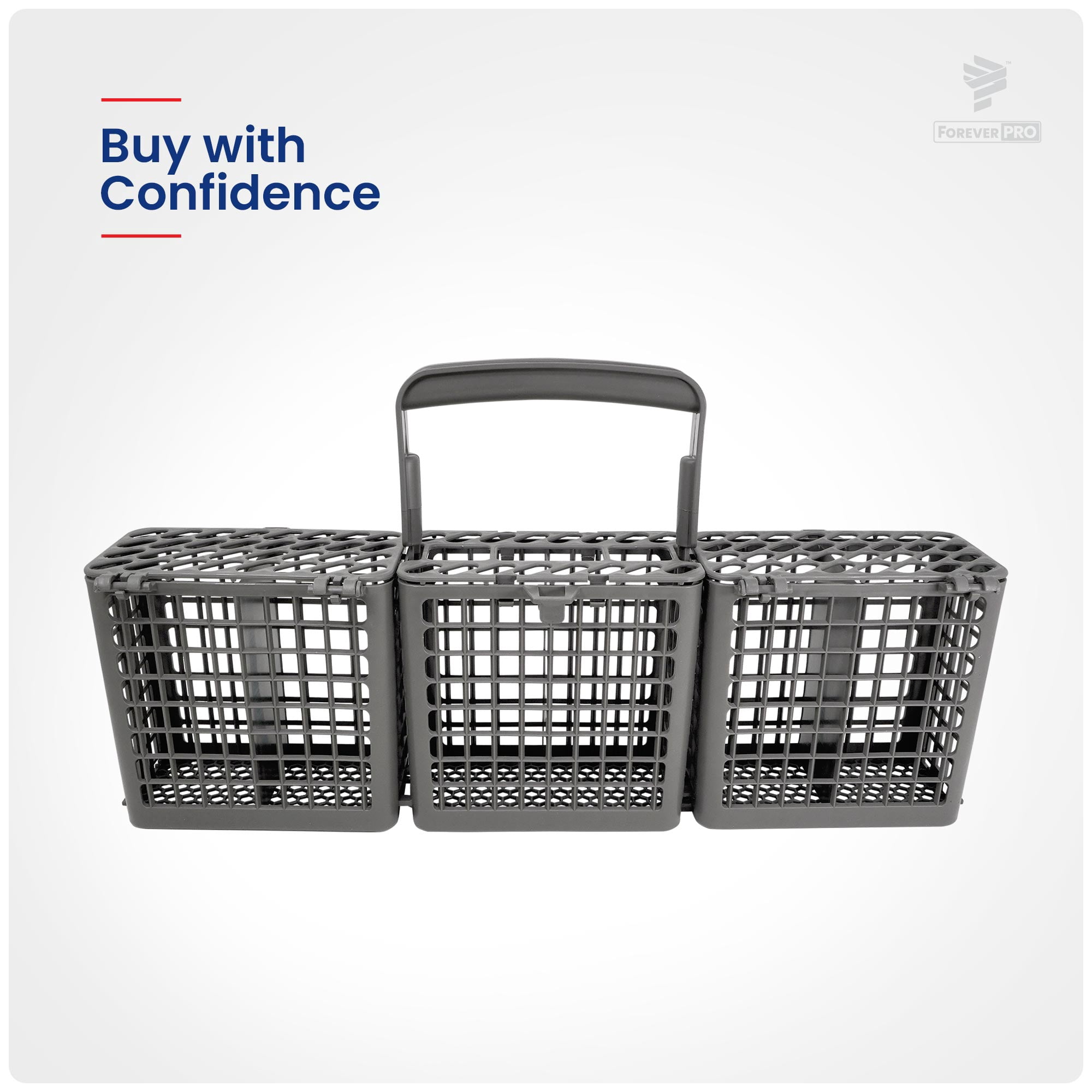 ForeverPRO 5005DD1001B Silverware Basket Assembly for LG Dishwasher 5005DD1001A