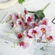 thumbnail image 4 of Simulación de flores, 5 tenedores, mariposas, orquídea, película, mango pequeño, luces de flores, arreglo floral de lujo para el hogar, sala de estar, flores falsas, decoraciones para bodas, fiestas,, 4 of 6