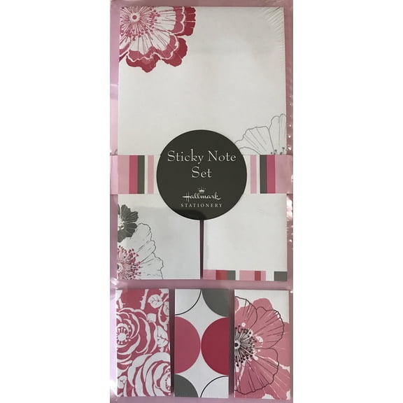 Hallmark Stationery Assorted Self-Stick Notes with Magnetic Back