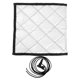 thumbnail image 3 of Cortinas insonorizadas con aislamiento térmico para dormitorio, opacas, con aislamiento acústico, para el frío y el calor, con velcro, de 40 x 20 pulgadas, 3 of 6