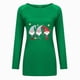 thumbnail image 3 of Sudaderas Navideñas Para Mujer Santa Claus Impreso Jersey de Manga Larga Suéter Casual Top Odeerbi ODB208937, 3 of 6