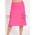 thumbnail image 4 of Calypsa Women's and Women's Plus High Waisted Long Swim Skort with Attached Shorts, 4 of 11