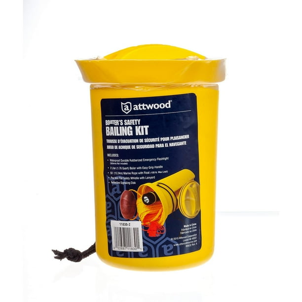 Attwood Marine Manufacturer Part 118302 Boat Bailer Safety Kit