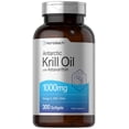 thumbnail image 1 of Suplemento de aceite de krill antártico Horbäach 1000 mg 300 cápsulas blandas, 1 of 8