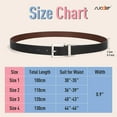 thumbnail image 7 of Women Reversible Leather Belt with Rotating Pin Buckle for Jeans Pants Dresses, 7 of 7