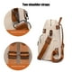 thumbnail image 1 of Bolsa Mochila unisex de cuero de gran capacidad para viajes, mochila antirrobo (beige) Likrtyny Para Estrenar, 1 of 1