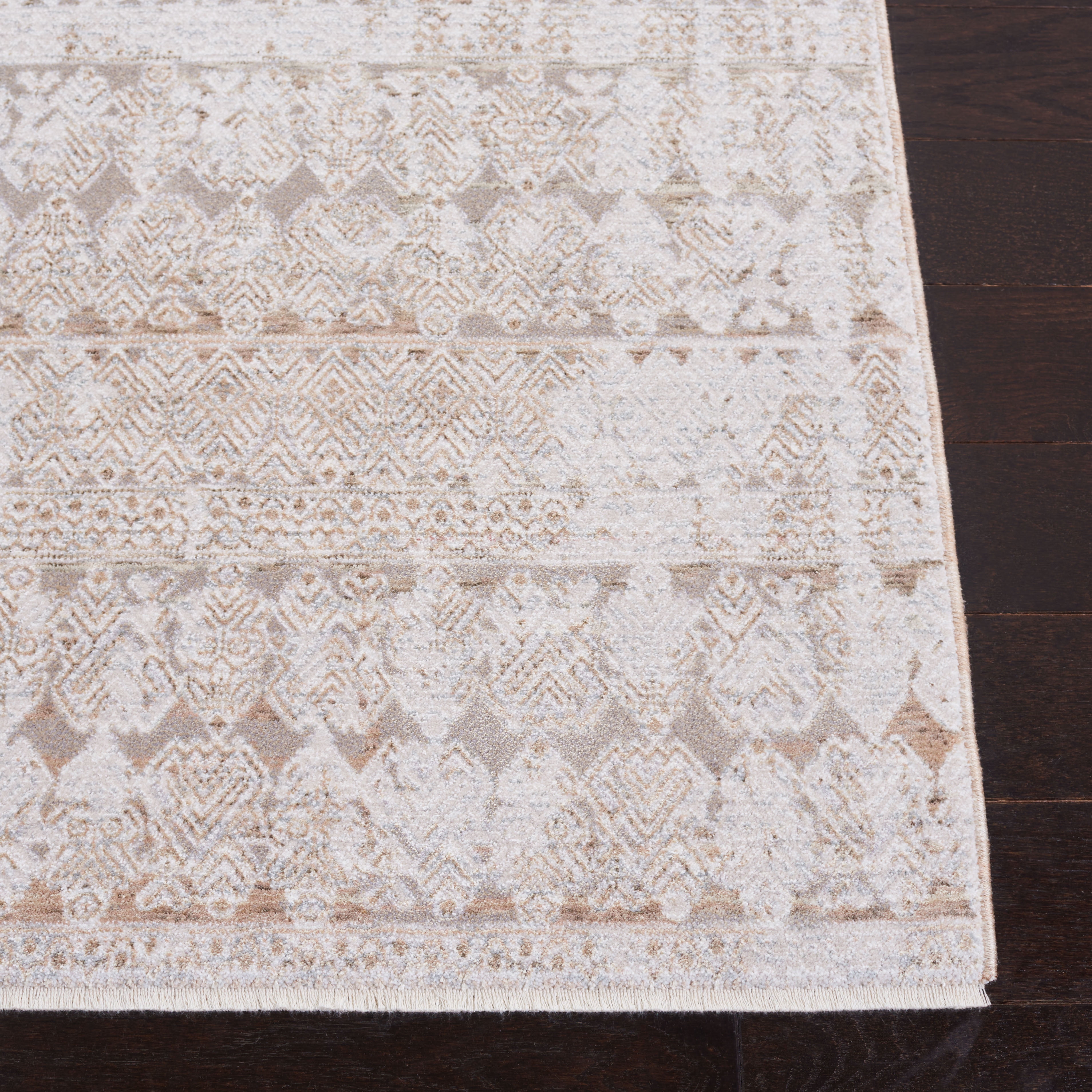 SAFAVIEH Webster Janie Abstract Area Rug, Beige/Grey, 9' x 12'