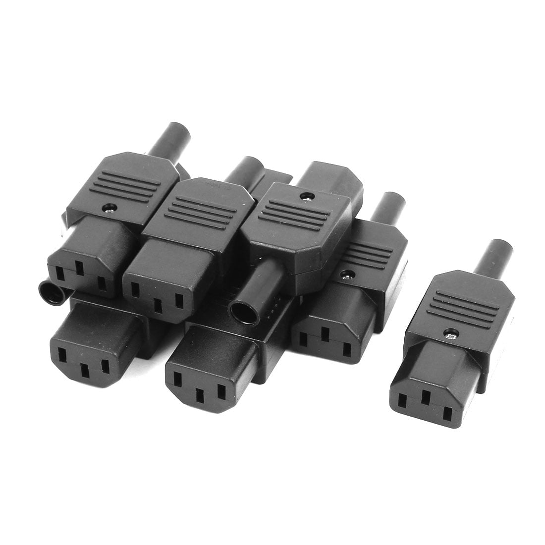 9Pcs 10A AC250V IEC C13 Plug Rewireable Female Inline Power Socket