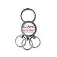 thumbnail image 1 of Fútbol alternativo Llavero de metal de acero inoxidable Llavero Anillo de cadena Llavero, 1 of 3