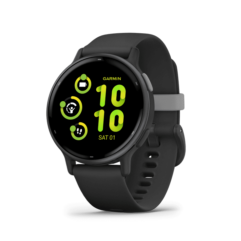 Garmin vívoactive 5 GPS Fitness Smartwatch, Slate with Black Band