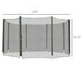 thumbnail image 3 of Aosom Filet de Sécurité Rond de 12 Pieds pour Enceinte de Trampoline, Remplacement de Clôture de Rebond, 3 of 10
