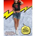 thumbnail image 2 of Marvel Spider-Man Womens Graphic Tees Short Sleeve Crop Top & Tank Top Graphic T-Shirts for Women, 2 of 7