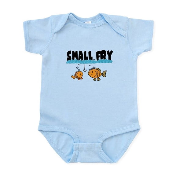 CafePress - Small Fry Infant Bodysuit - Baby Light Bodysuit, Size Newborn - 24 Months