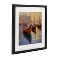 thumbnail image 2 of Stupell Industries Coastal Speckled Venice Boats Black Framed Print Under Glass, 13 x 13, by Marta Wiley, 2 of 8
