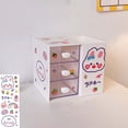 thumbnail image 3 of Caja de Almacenamiento Multiusos Sunnimix Organizador de maquillaje Beige, 3 of 8