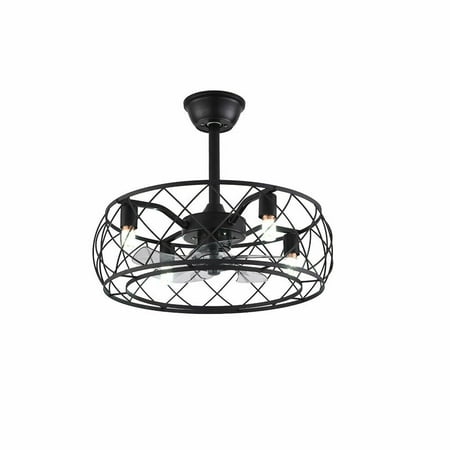 

20 Inches Ceiling Fan Light Chandelier Lamp Remote Control Hanging Fixture