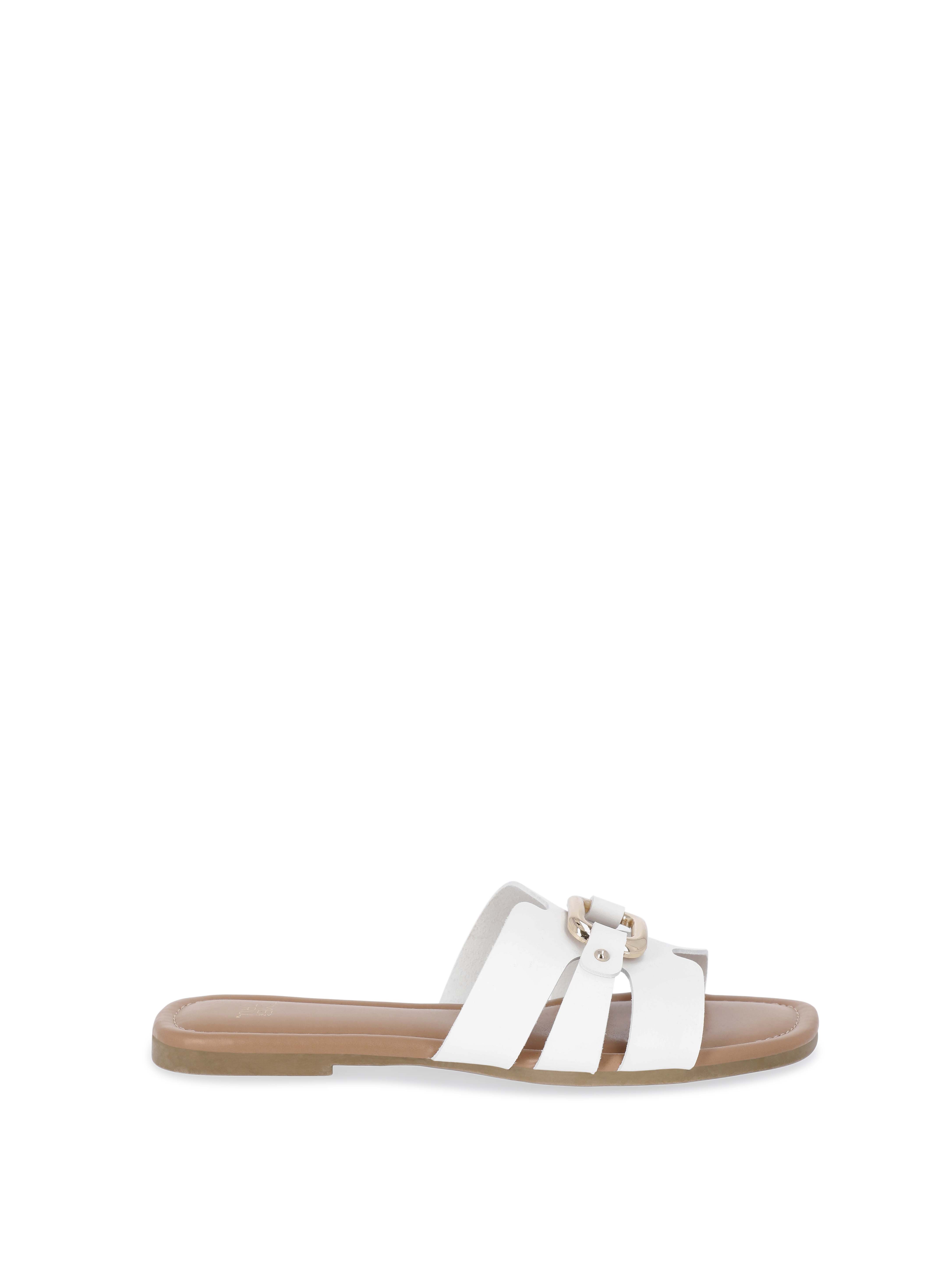 Time and Tru Women's Hardware Slide Sandals