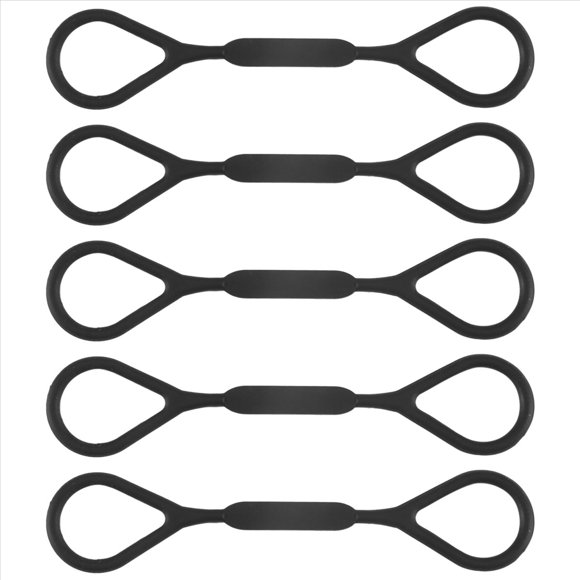 5 Piezas Instrumentos Musicales Trompeta Deslizante de Silicona Anillo Accesorio Repuesto