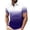 Purple, variant on Men's Gradient Polo Shirt, Short Sleeve Button Down Collared Top, Casual Business Casual Summer Golf Shirt