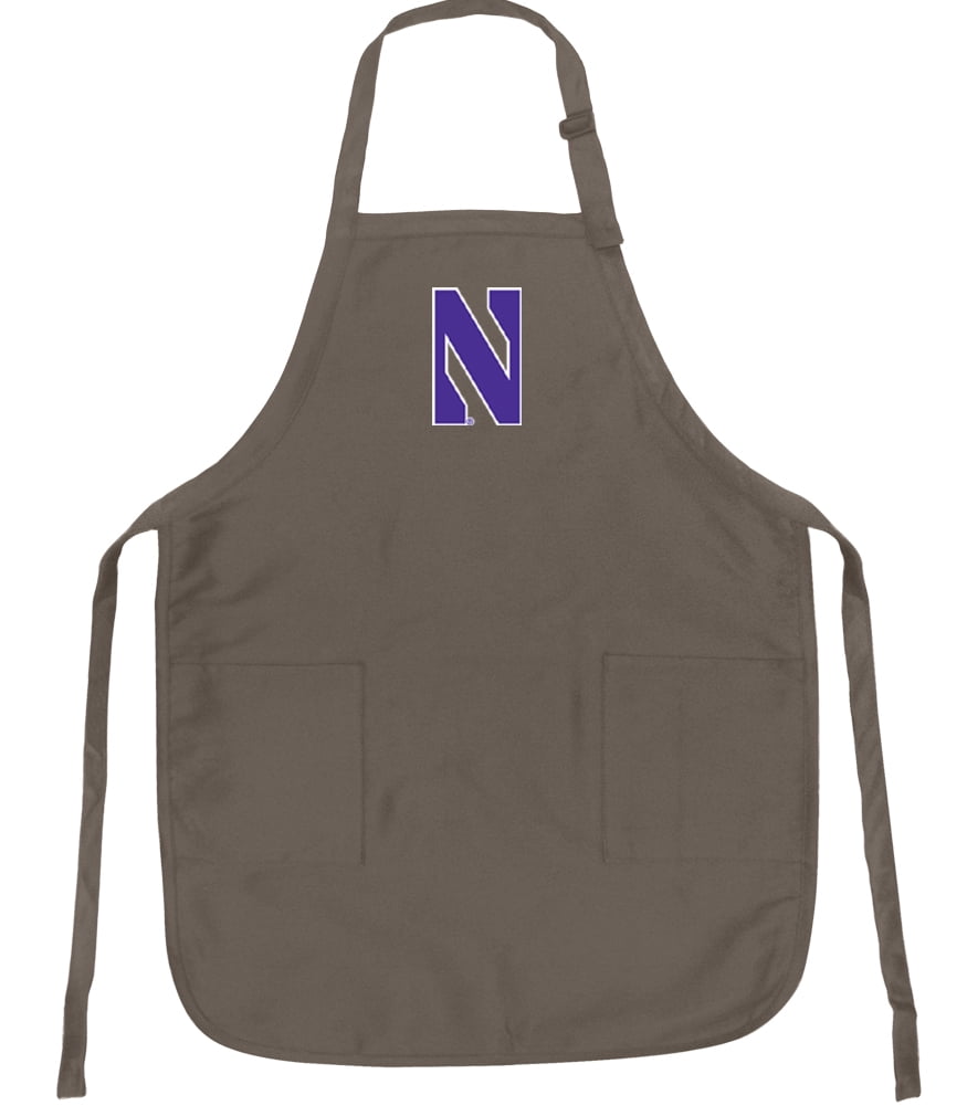Northwestern Apron Broad Bay BEST NU Wildcats APRONS for Men or Ladies - Him or Her