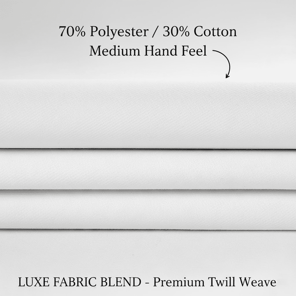 54'' Wide Blackout Drapery Lining Color White Fabric By the Yard - WHITE