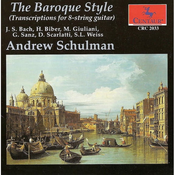 Andrew Schulman - Baroque Style - Music & Performance - CD
