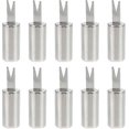 thumbnail image 1 of 10pcs Stainless Steel Corn Cob Holders, Fruit and Vegetable Forks, 1 of 5