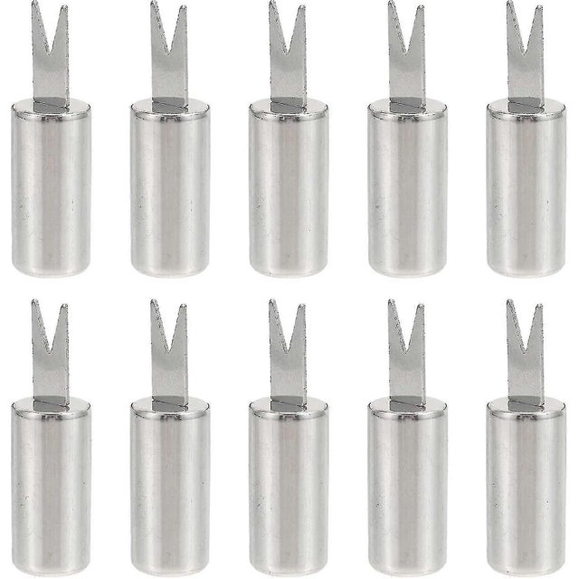10pcs Stainless Steel Corn Cob Holders, Fruit and Vegetable Forks