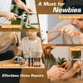 thumbnail image 3 of 160 Piece Hand Tool Kit with Plastic Storage  for Home & Auto Repair, 3 of 6