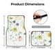 thumbnail image 5 of Fotbe Wildflowers Juego de 4 Tapetes para Auto con Estampado – Alfombrillas de Goma Reforzada, Diseño Antideslizante, Protección para Todo el Año – Vehículos, Autos, Camionetas y SUVs, 5 of 7