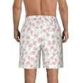 thumbnail image 3 of Naloa Floral Men's Beach Shorts, Surfing shorts, Swim trunks, Quick Dry Swim Trunks for Surfing Beach Fun - Large, 3 of 9