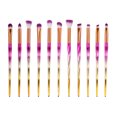 thumbnail image 4 of Eye Makeup Brushes 10pcs Eyeshadow Brushes Blue Makeup Brushes Set with Gradient Handle for Eyeshadow, Blending, Eyebrow, 4 of 6