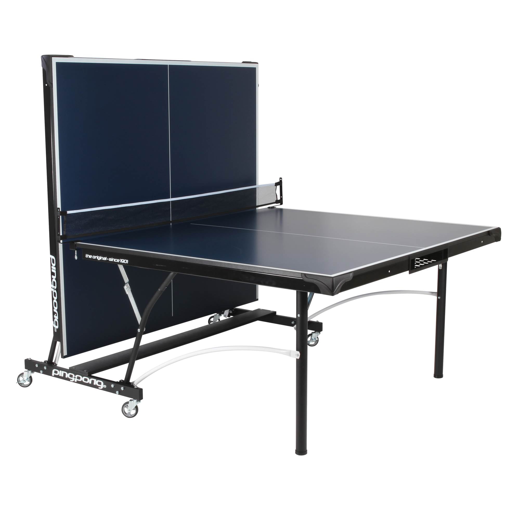 Ping Pong Fury Regulation Size Tennis Table W/ 4 Rackets and 6 Ping Po –  Tuesday Morning