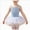 A42-Light Blue, variant on Girls Camisole Tutu Leotard with Sparkle Mesh and Bow Straps,Ballet Dance Dress
