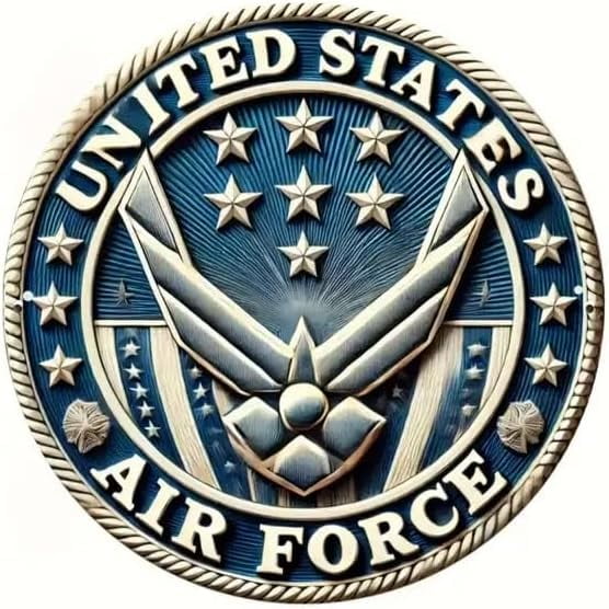 Us Air Force Emblem Metal Tin Sign are Poster Wall Decor New 8"x8"