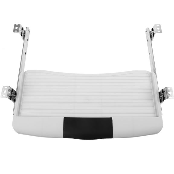 Raindrops Rectangular Under Desk Mount Keyboard Tray 1Set For Learning White